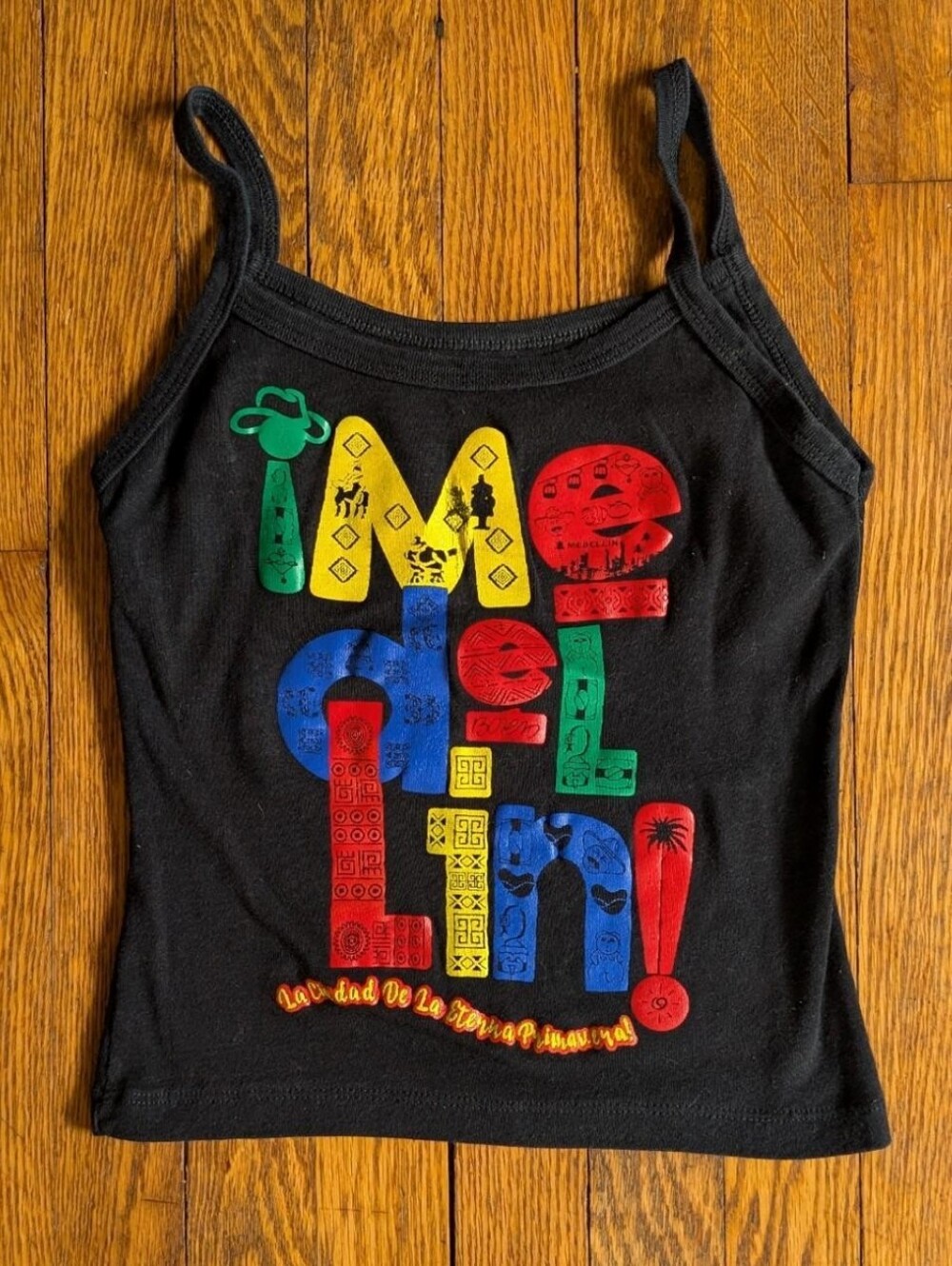 Y2k Medellin Colombia Tourist Graphic Tank Top